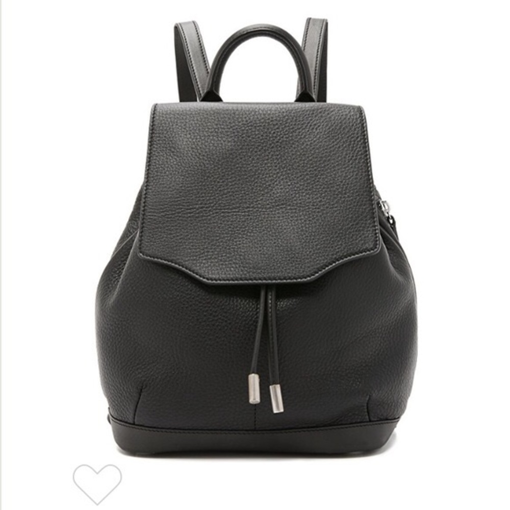Rag & Bone Pilot Backpack Black Leather